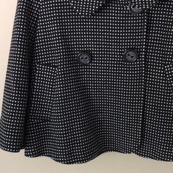 Etcetera wool cropped pea coat Sz 6 - Picture 4 of 8